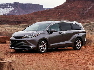 Коврики текстильные для Toyota Sienna IV (минивэн) 2020 - Н.В.