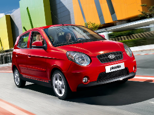 Коврики текстильные для Kia Picanto I (хэтчбек 5 дв / SA) 2010 - 2011