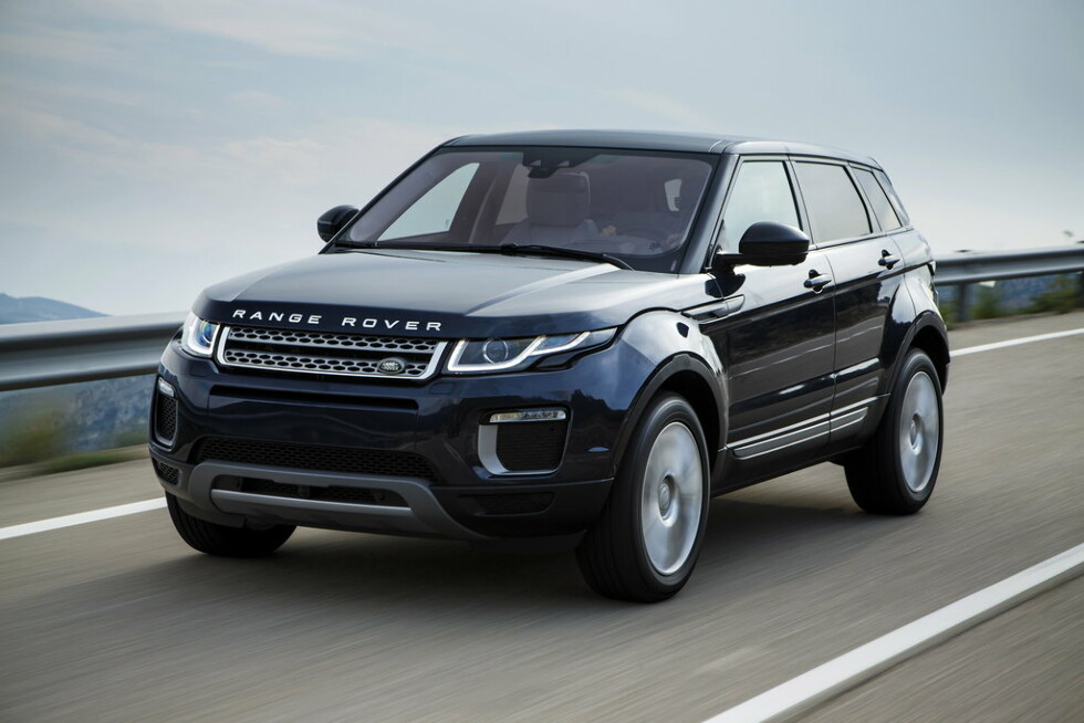 Коврики текстильные "Стандарт" для Land Rover Range Rover Evoque I (suv / L538) 2015 - 2018, черные, 5шт.