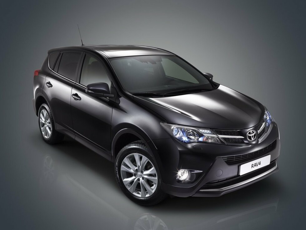 Коврики текстильные "Стандарт" для Toyota Rav4 IV (suv / XA40) 2012 - 2015, черные, 1шт.