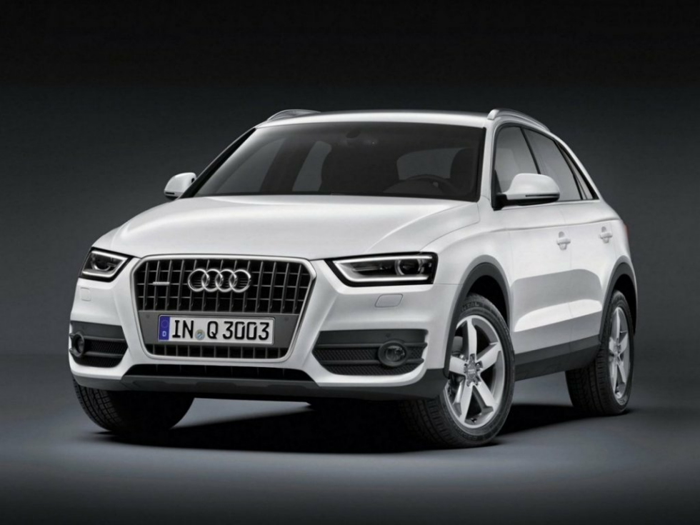 Коврики текстильные "Классик" для Audi Q3 (suv / 8U) 2011 - 2014, черные, 5шт.