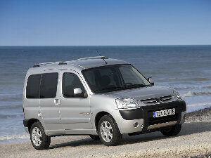 Коврики текстильные для Peugeot Partner I (пассажирский / 5F) 2002 - 2008