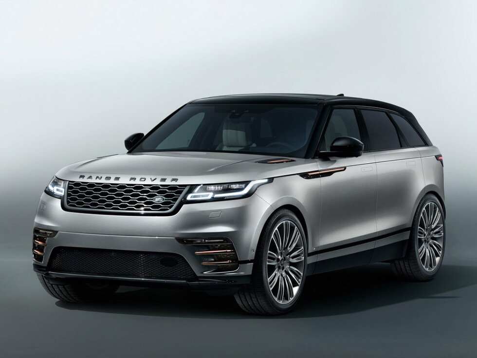 Коврики текстильные "Классик" для Land Rover Range Rover Velar (suv / L560) 2017 - Н.В., темно-серые, 5шт.