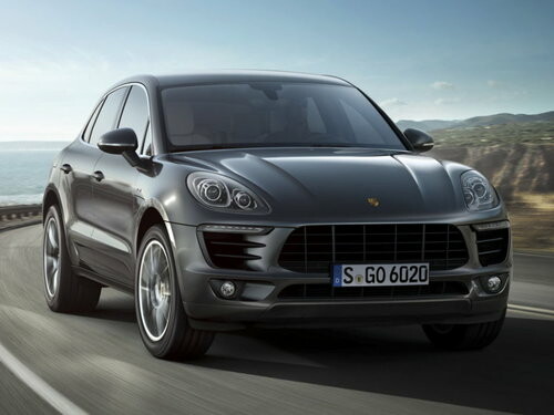 Коврики текстильные "Комфорт" для Porsche Macan (suv / 95B) 2013 - Н.В., темно-серые, 4шт.