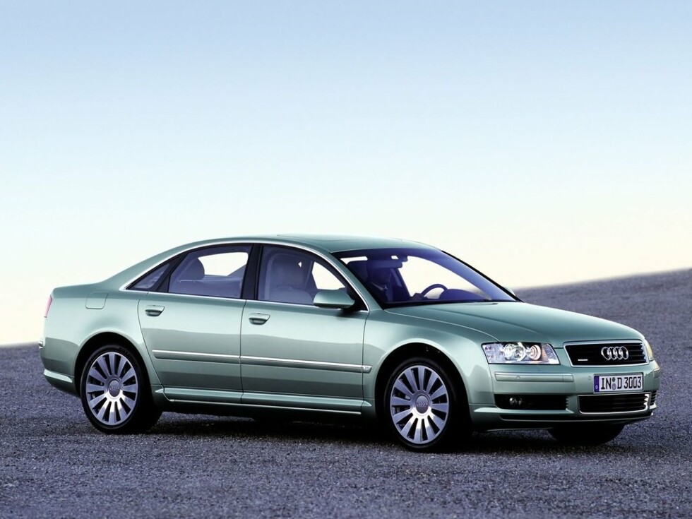 Коврики текстильные "Классик" для Audi A8 Long (седан / D3) 2002 - 2005, черные, 5шт.