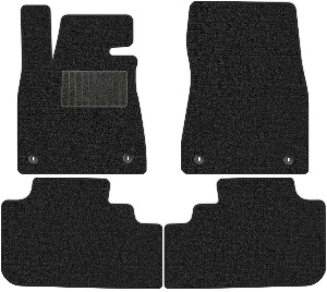 Коврики "Классик" в салон Lexus RX450h IV (suv, гибрид / GYL25) 2015 - 2019, темно-серые 4шт.