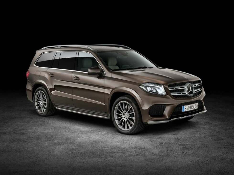 Коврики текстильные "Классик" для Mercedes-Benz GLS-Class I (suv / X166) 2015 - 2019, темно-серые, 3шт.