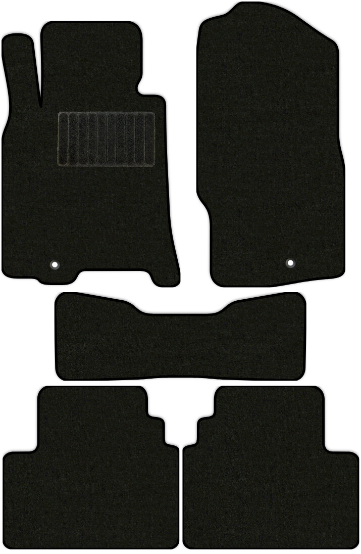 Коврики текстильные "Стандарт" для Infiniti G37 (кабриолет / V36) 2009 - 2014, черные, 5шт.