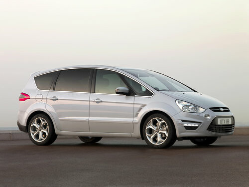 Коврики текстильные "Комфорт" для Ford S-Max (минивэн) 2010 - 2015, черные, 4шт.