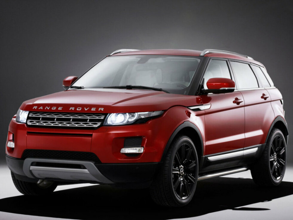 Коврики текстильные "Стандарт" для Land Rover Range Rover Evoque I (suv / L538) 2011 - 2015, черные, 5шт.