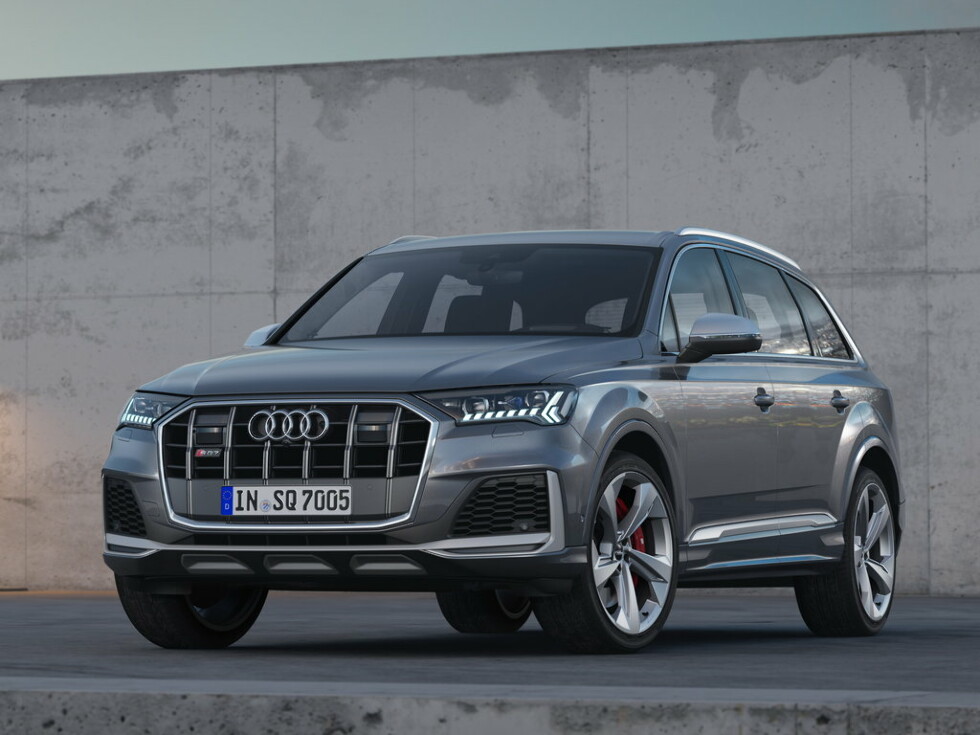 Коврики текстильные "Стандарт" для Audi SQ7 I (suv / 4M) 2016 - Н.В., черные, 2шт.