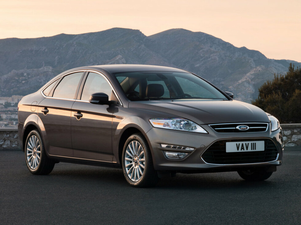 Коврики ЭВА "EVA сота" для Ford Mondeo IV (седан / BD) 2010 - 2015, черные, 5шт.