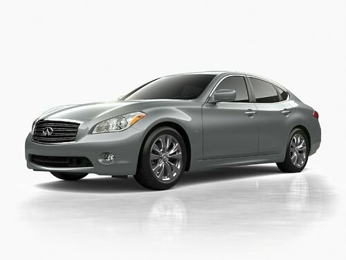 Коврики ЭВА "EVA ромб" для Infiniti Q70 (седан / Y51) 2013 - 2018, серые, 4шт.