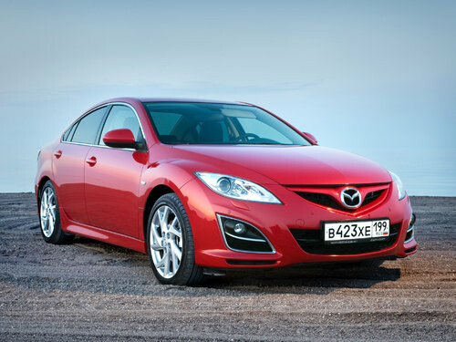 Коврики текстильные "Комфорт" для Mazda 6 (седан / GH) 2010 - 2012, ые, 4шт.