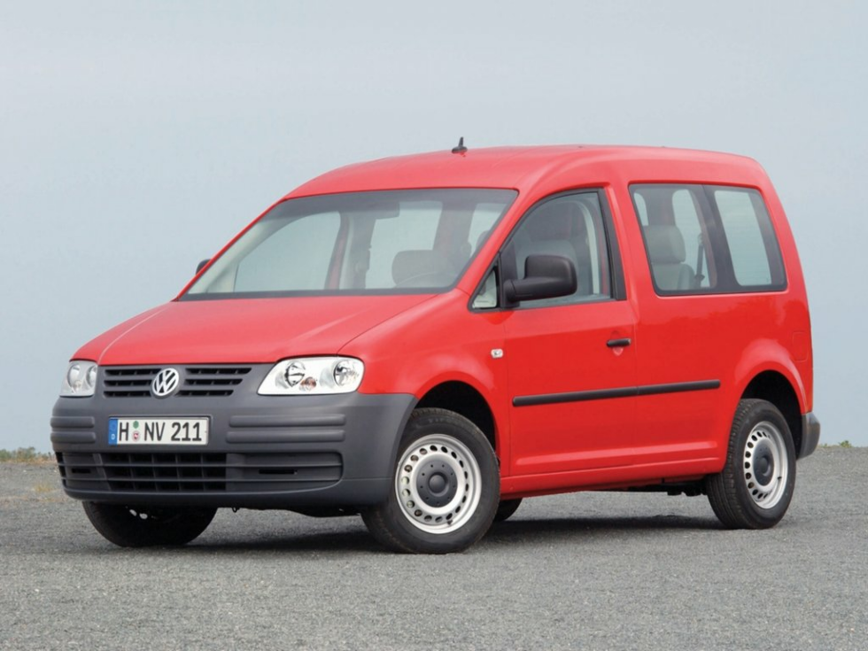 Коврики текстильные "Классик" для Volkswagen Caddy (минивэн / 2K) 2003 - 2010, черные, 4шт.