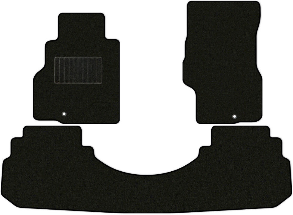 Коврики текстильные "Комфорт" для Infiniti М45 (седан / Y34) 2002 - 2004, черные, 3шт.