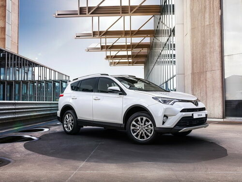 Коврики текстильные "Стандарт" для Toyota Rav4 IV (suv / XA40) 2015 - 2019, черные, 5шт.