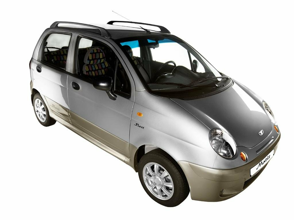 Коврики ЭВА "EVA ромб" для Daewoo Matiz II (хэтчбэк / M150) 2000 - 2015, черные, 4шт.